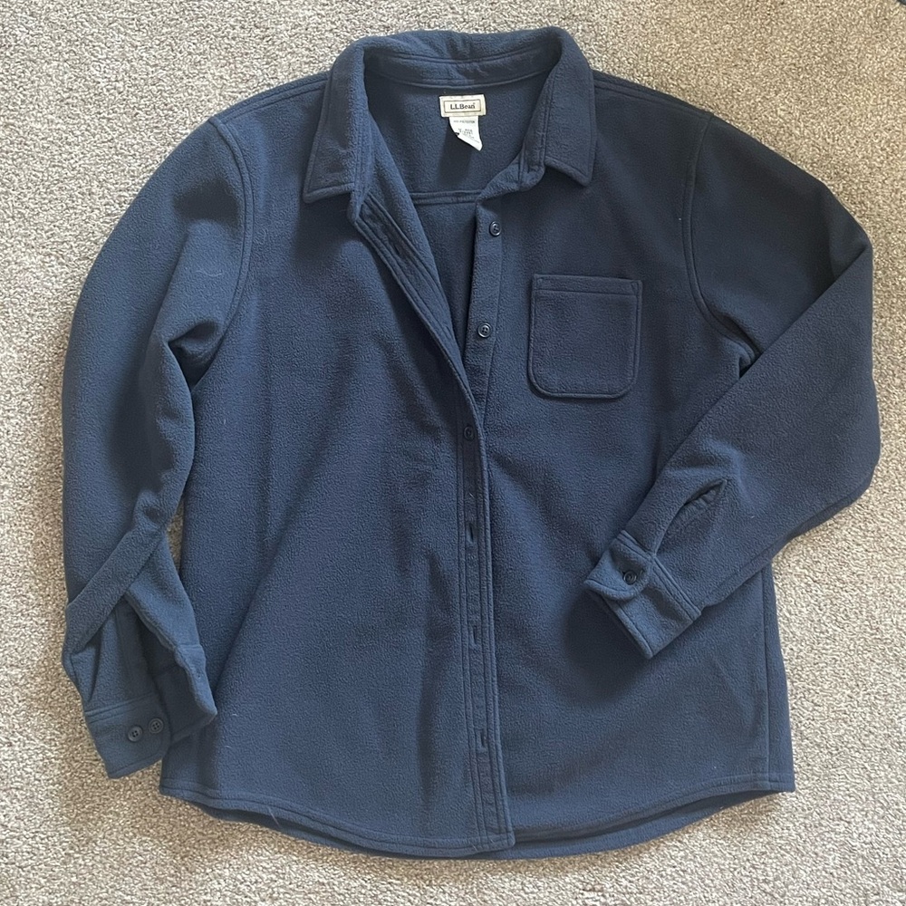 Fleece Button Down Top